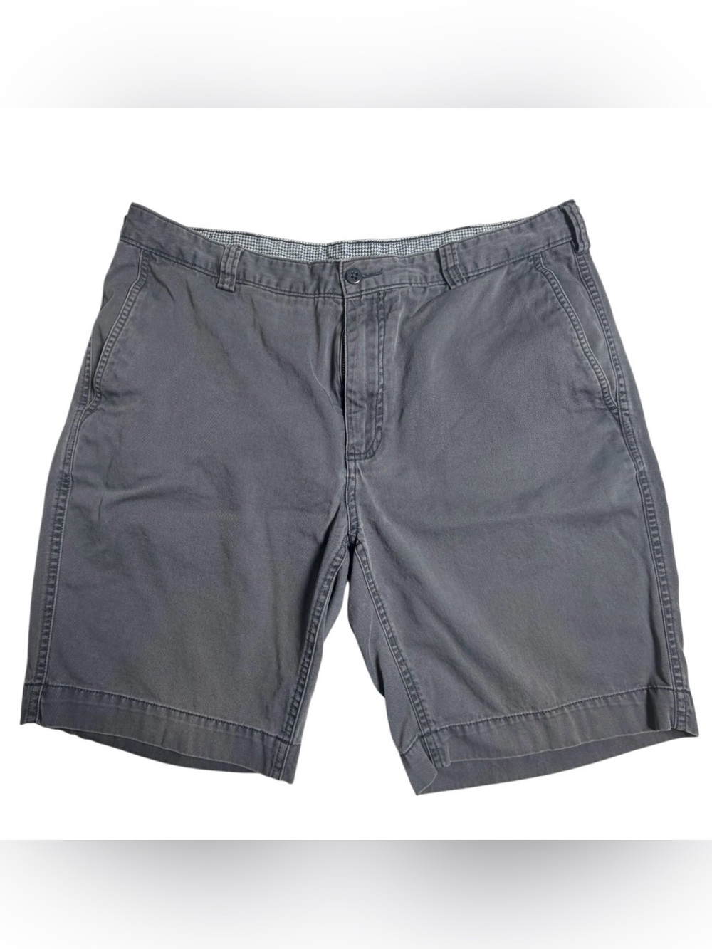 Daniel Cremieux Mens Golf Blue Flat Front Chino Shorts Size 36